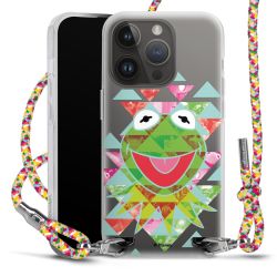 New Carry Case Transparent Stoff colourful/silber