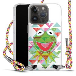 New Carry Case Transparent Stoff colourful/silber