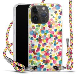 New Carry Case Transparent Stoff colourful/silber