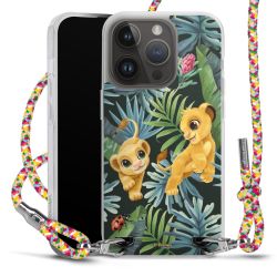 New Carry Case Transparent Stoff colourful/silber