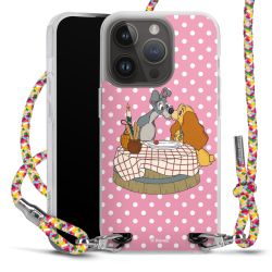 New Carry Case Transparent Stoff colourful/silber