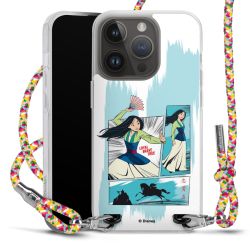 New Carry Case Transparent Stoff colourful/silber