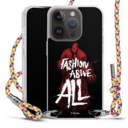 New Carry Case Transparent Stoff colourful/silber