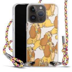 New Carry Case Transparent Stoff colourful/silber