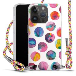 Carry Case Transparent Fabric colourful