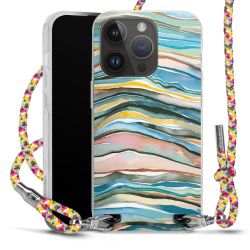 Carry Case Transparent Fabric colourful