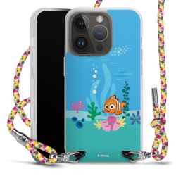 New Carry Case Transparent Stoff colourful/silber