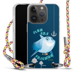 New Carry Case Transparent Stoff colourful/silber