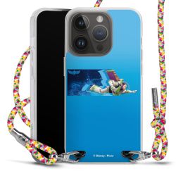 New Carry Case Transparent Stoff colourful/silber