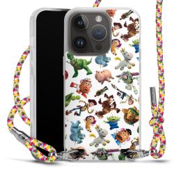 New Carry Case Transparent Stoff colourful/silber