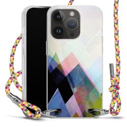 New Carry Case Transparent Stoff colourful/silber