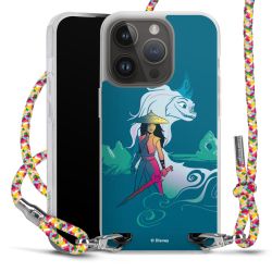 New Carry Case Transparent Stoff colourful/silber