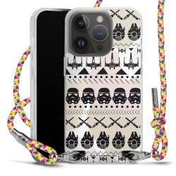 New Carry Case Transparent Stoff colourful/silber