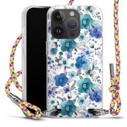 New Carry Case Transparent Stoff colourful/silber