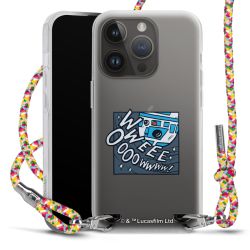 New Carry Case Transparent Stoff colourful/silber