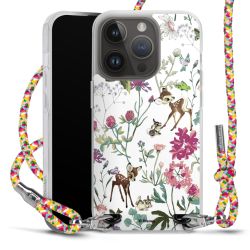 New Carry Case Transparent Stoff colourful/silber