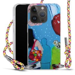 Carry Case Transparent Fabric colourful