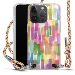 Carry Case Transparent Fabric colourful