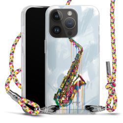 New Carry Case Transparent Stoff colourful/silber