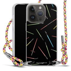 New Carry Case Transparent Stoff colourful/silber