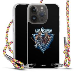 New Carry Case Transparent Stoff colourful/silber