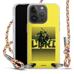 New Carry Case Transparent Stoff colourful/silber