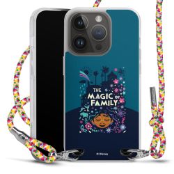 New Carry Case Transparent Stoff colourful/silber