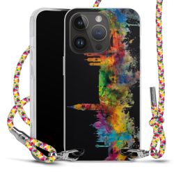 New Carry Case Transparent Stoff colourful/silber