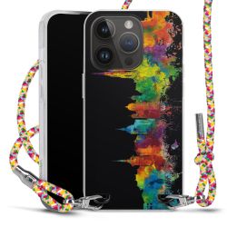 New Carry Case Transparent Stoff colourful/silber