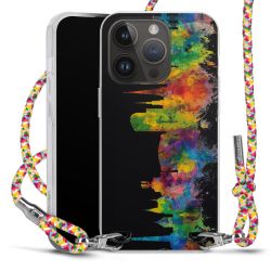 New Carry Case Transparent Stoff colourful/silber