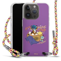 New Carry Case Transparent Stoff colourful/silber