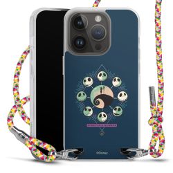 New Carry Case Transparent Stoff colourful/silber