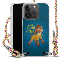 New Carry Case Transparent Stoff colourful/silber