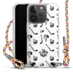 New Carry Case Transparent Stoff colourful/silber