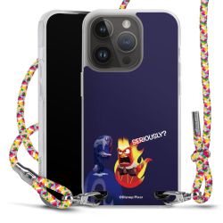 New Carry Case Transparent Stoff colourful/silber