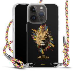 New Carry Case Transparent Stoff colourful/silber