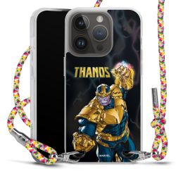 New Carry Case Transparent Stoff colourful/silber