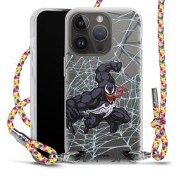 New Carry Case Transparent Stoff colourful/silber