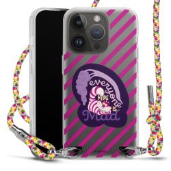 New Carry Case Transparent Stoff colourful/silber