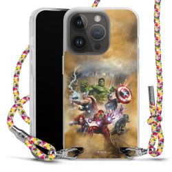 New Carry Case Transparent Stoff colourful/silber