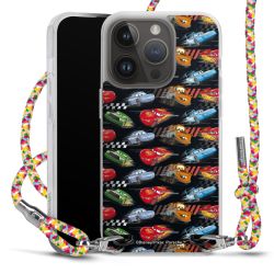 New Carry Case Transparent Stoff colourful/silber