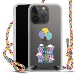 New Carry Case Transparent Stoff colourful/silber