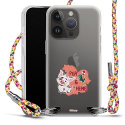 New Carry Case Transparent Stoff colourful/silber