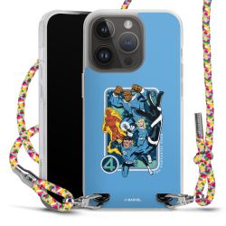 New Carry Case Transparent Stoff colourful/silber