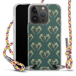 New Carry Case Transparent Stoff colourful/silber