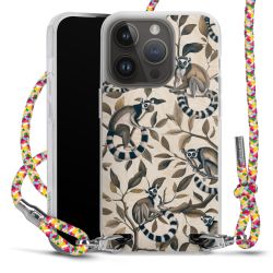 New Carry Case Transparent Stoff colourful/silber