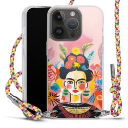 New Carry Case Transparent Stoff colourful/silber