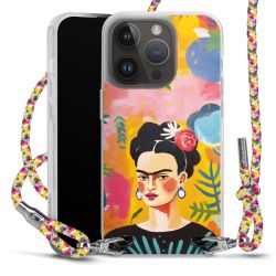 New Carry Case Transparent Stoff colourful/silber