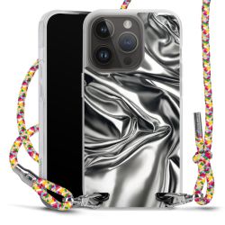 New Carry Case Transparent Stoff colourful/silber