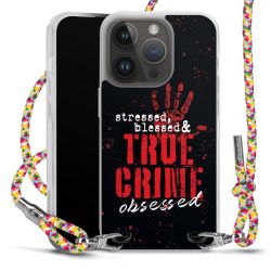 New Carry Case Transparent Stoff colourful/silber